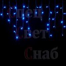 Светодиодная гирлянда "бахрома синяя" 2x0,6м