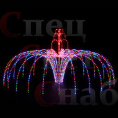 Световой фонтан RGB 9*9*4 М FOK-40