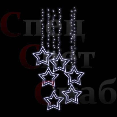 Праздничная консоль "Подвеска со звездами" 